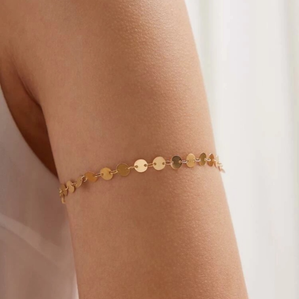 🎉 New Gold Coin Adjustable Arm Chain